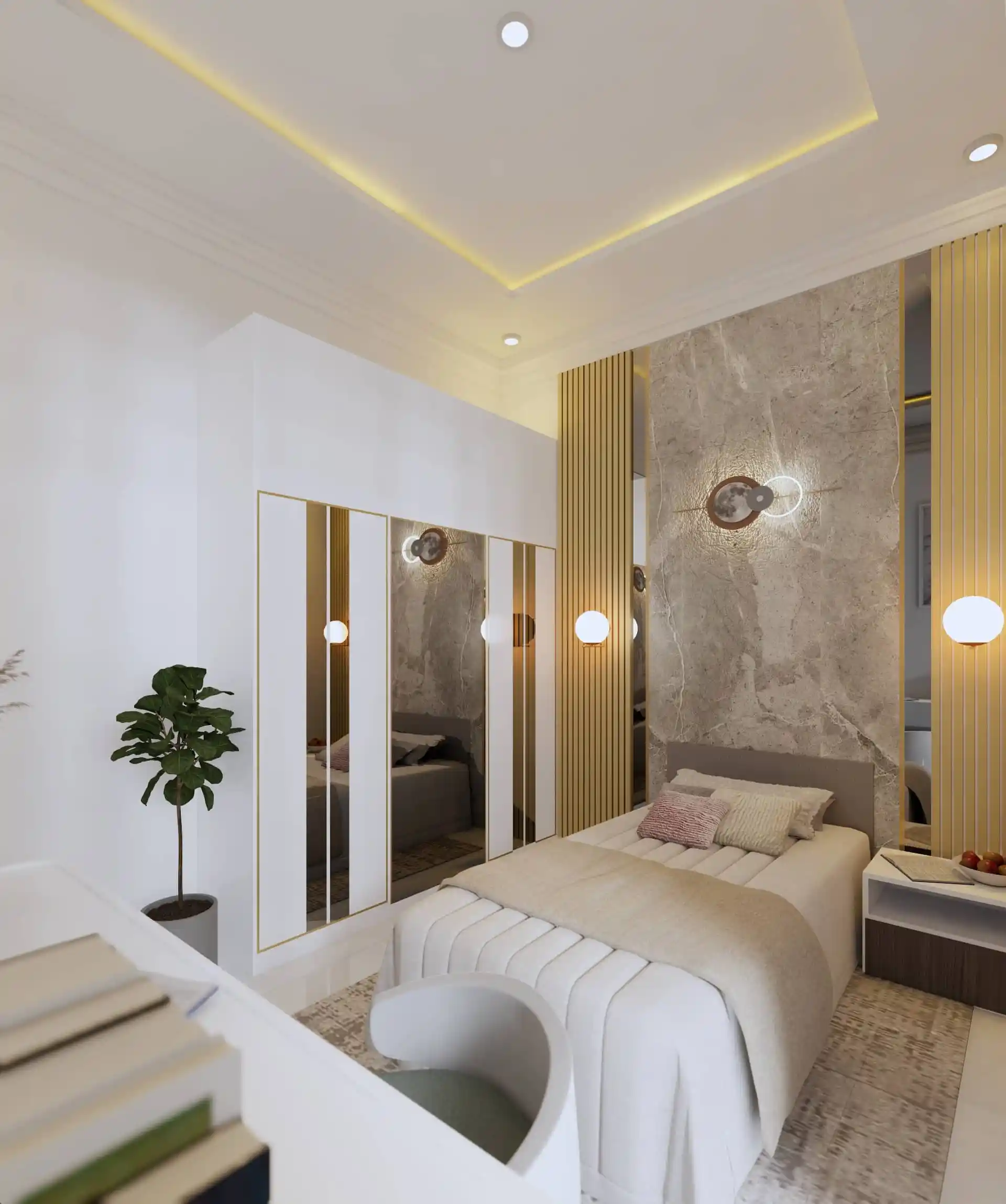 Rumah minimalis yang efisien di tengah kota